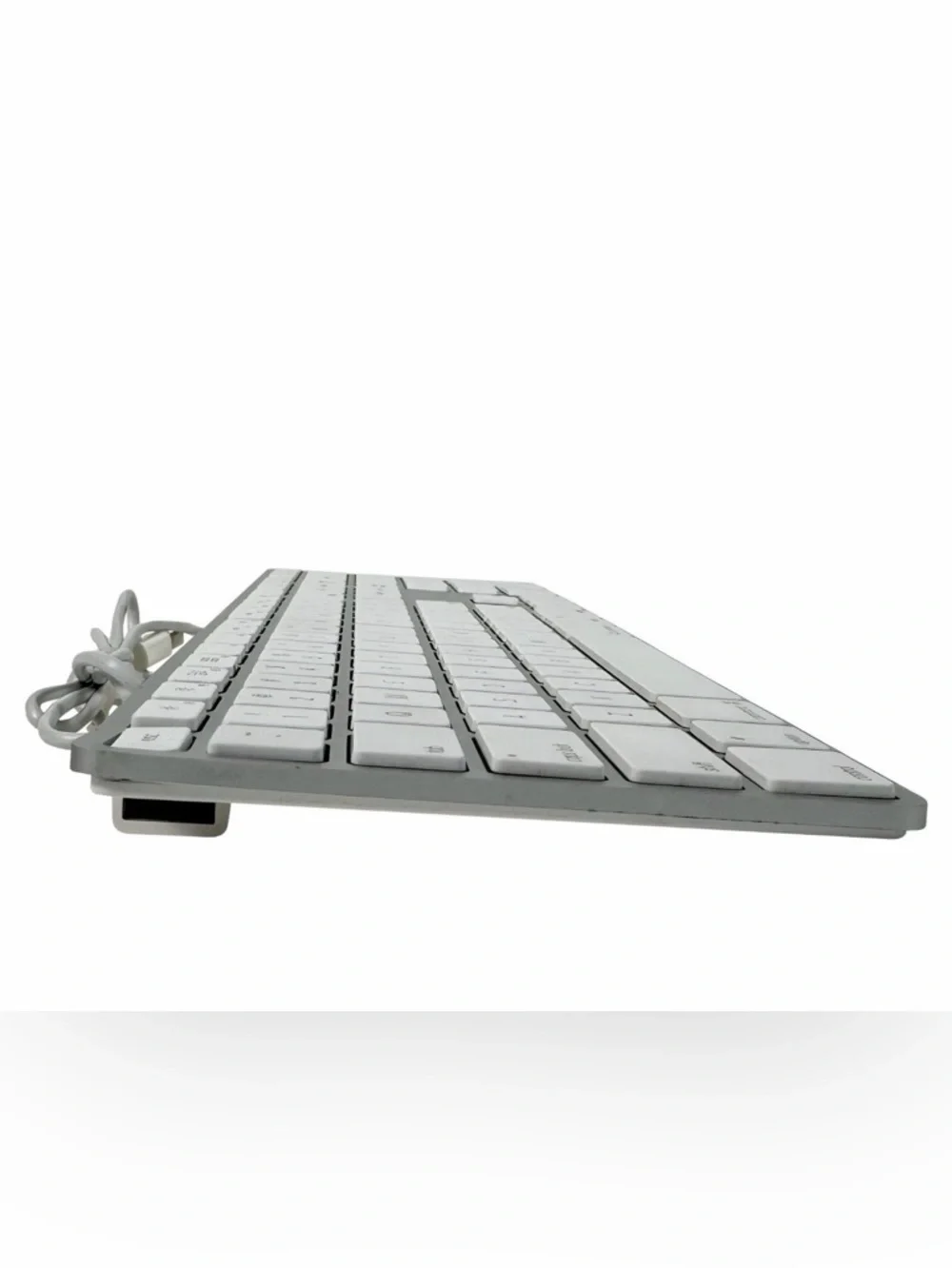 Apple A1243 Aluminum Wired Keyboard MB110LL/A Full Size, Slim, Mac, Genuine OEM